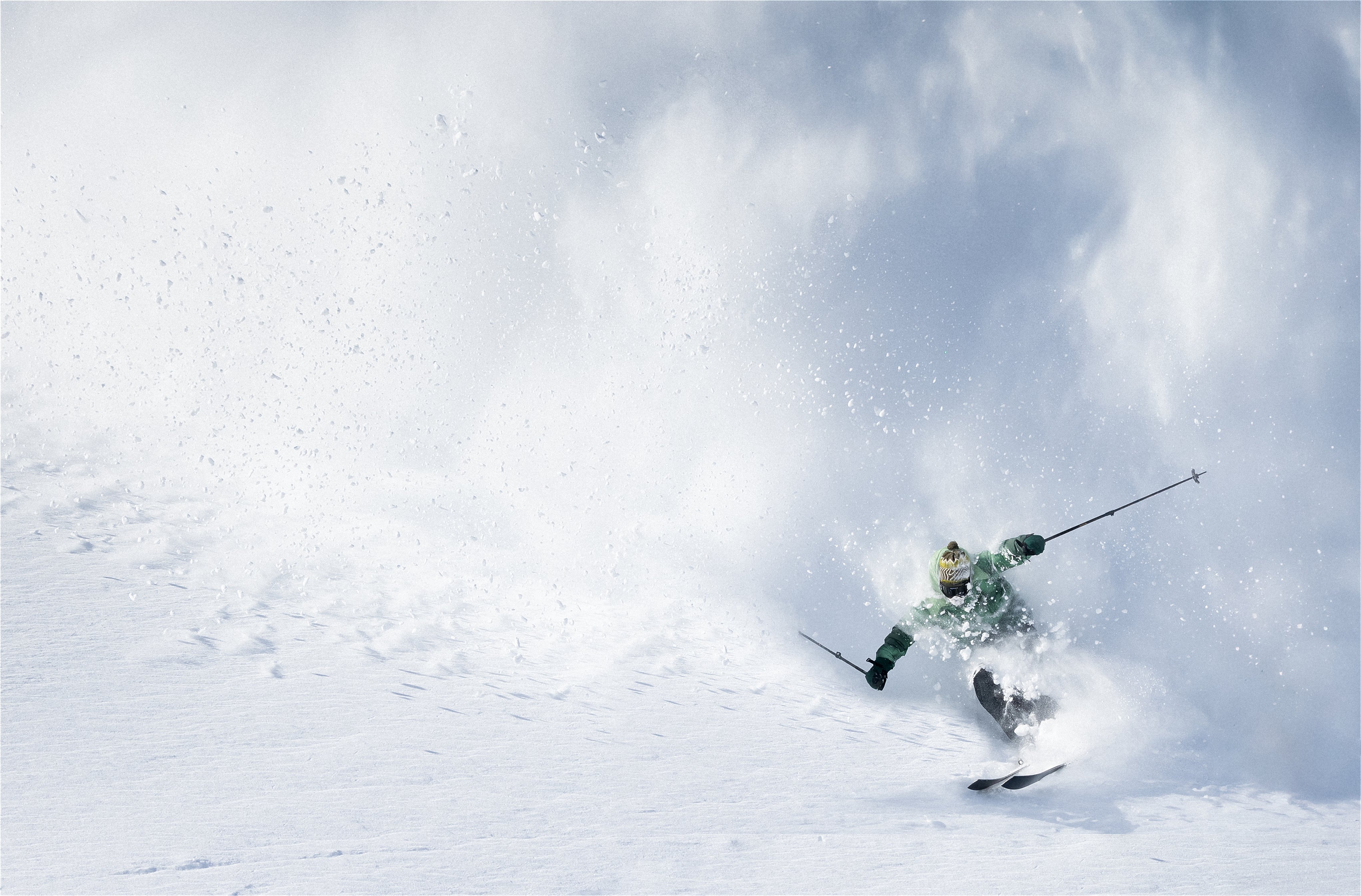 LAAX Skigebiet Luftaufnahme